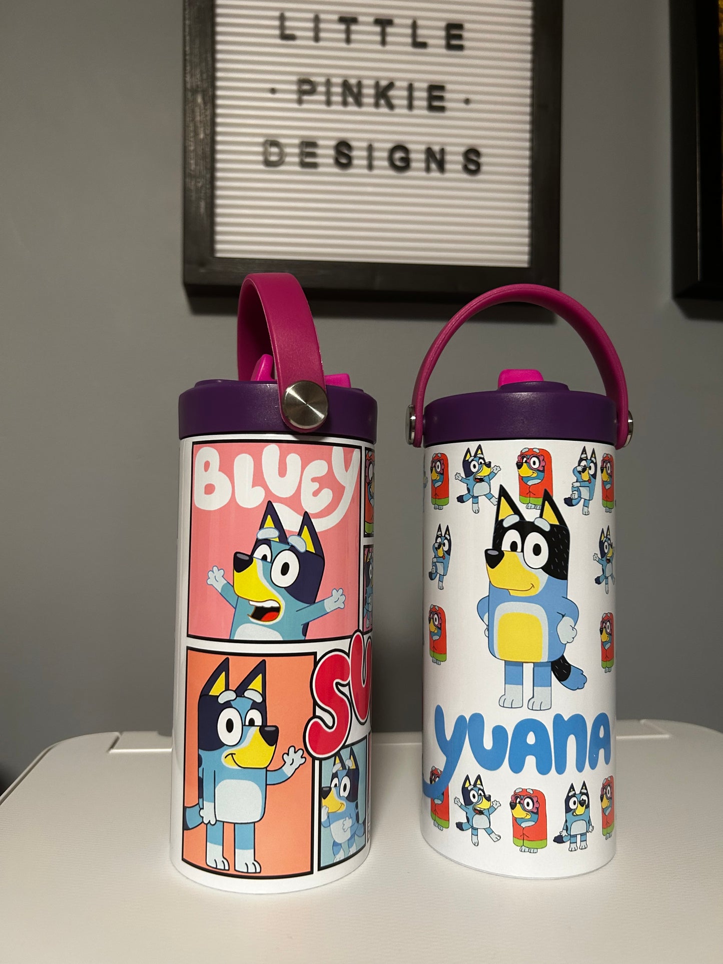12oz Straight Kids Tumbler - Little Pinkie Designs
