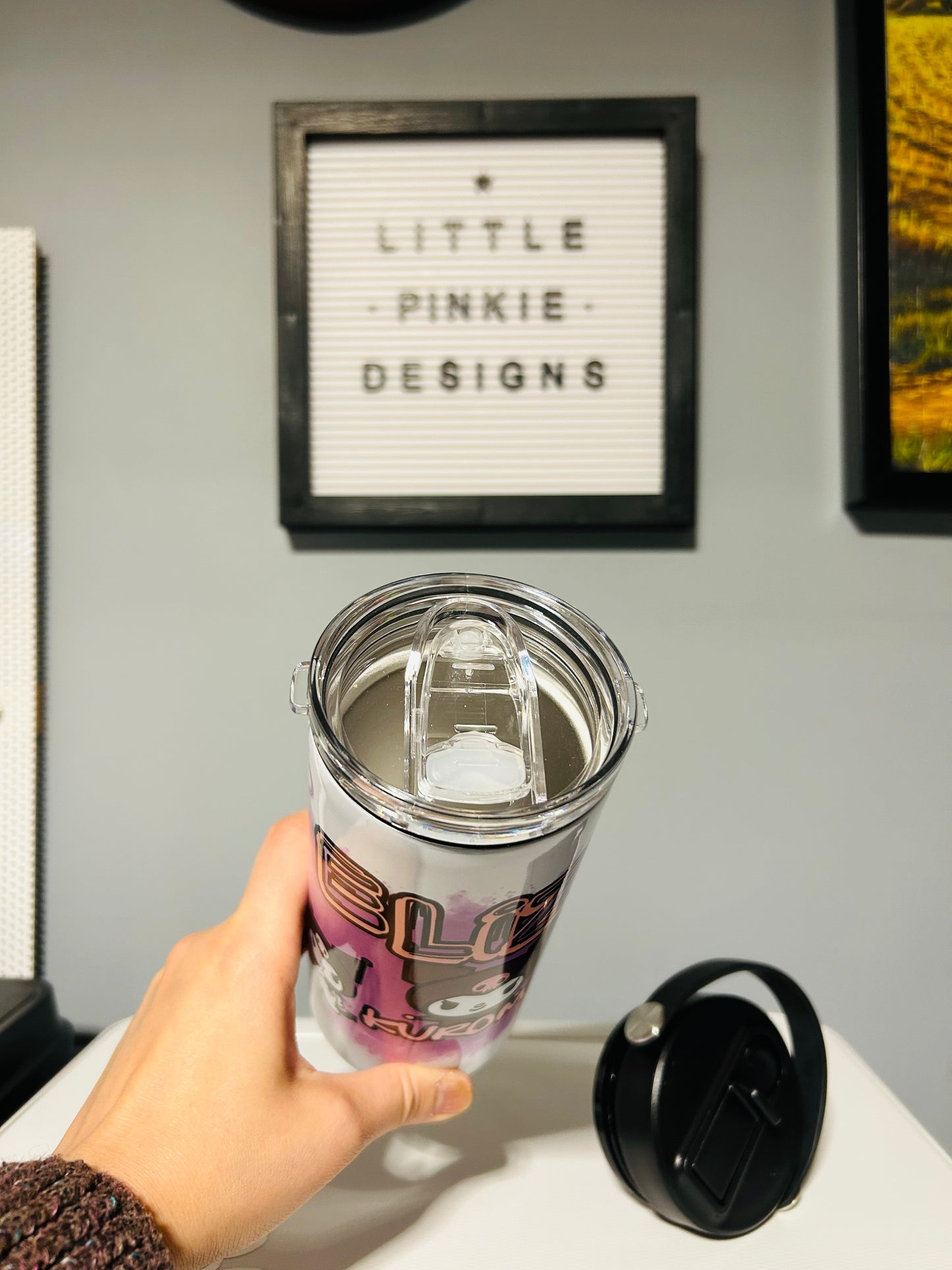 12oz Straight Kids Tumbler - Little Pinkie Designs