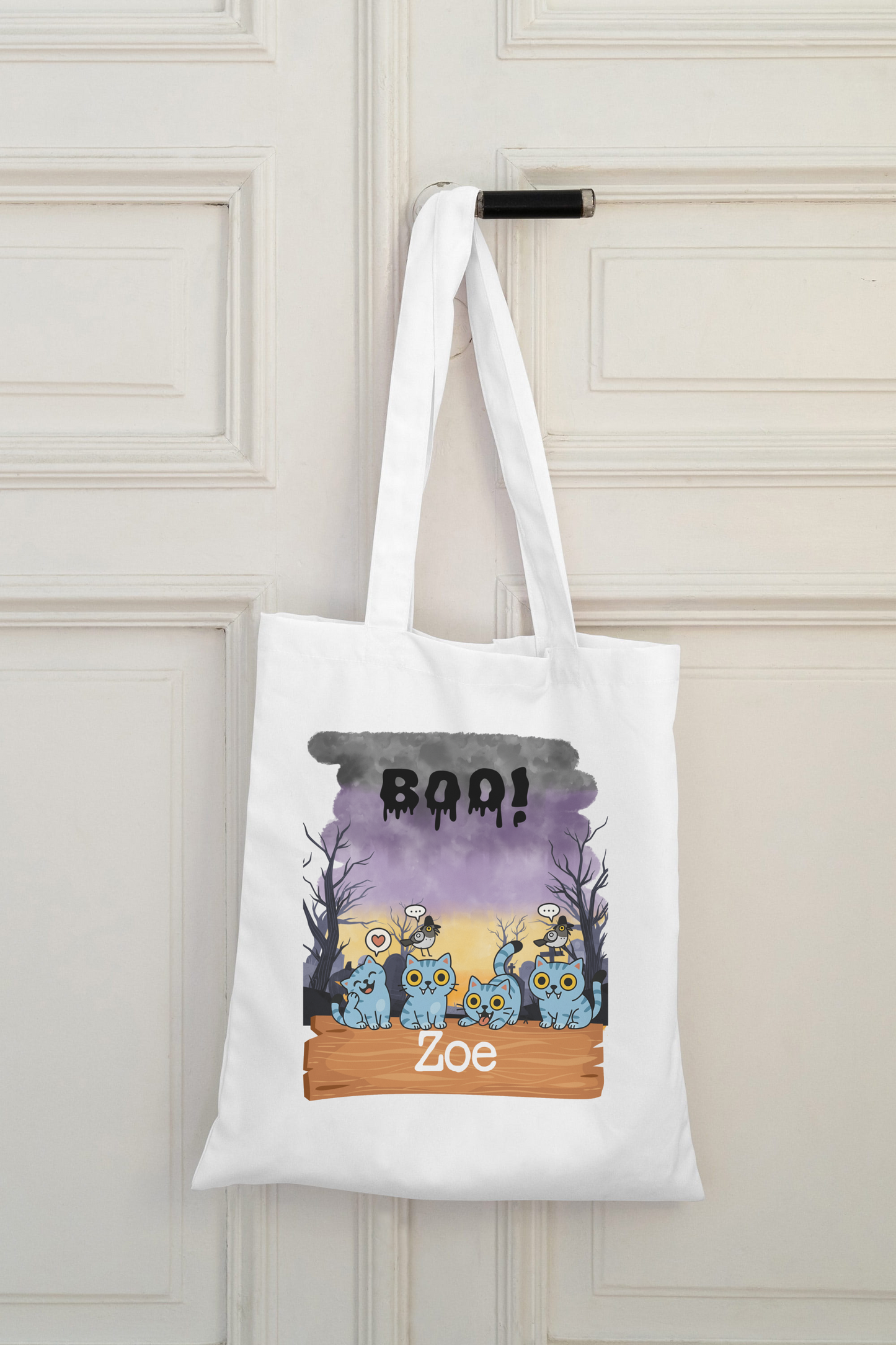 Halloween Demon Hunters Tote Bag - Little Pinkie Designs