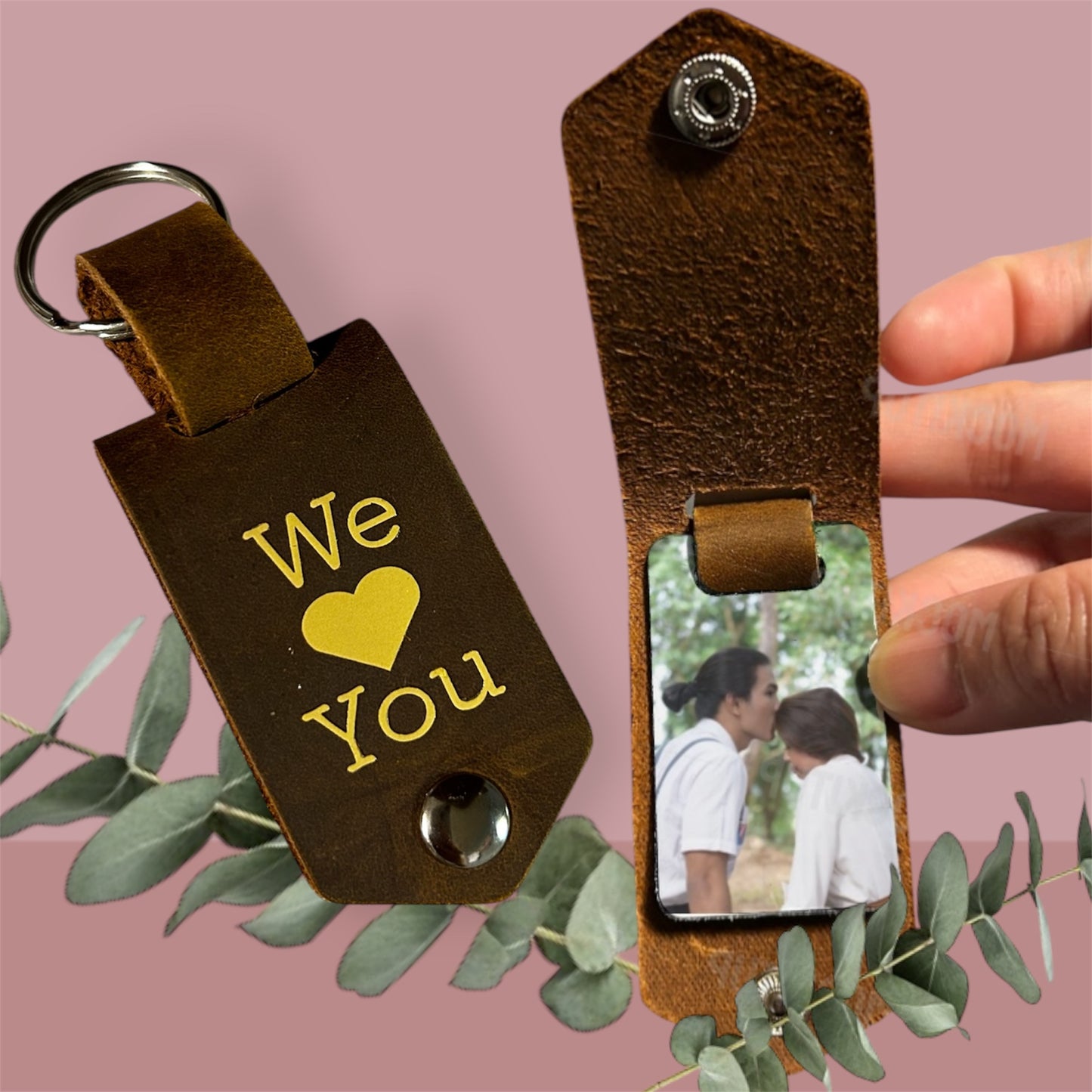 Genuine Leather KeyChain - Little Pinkie Designs