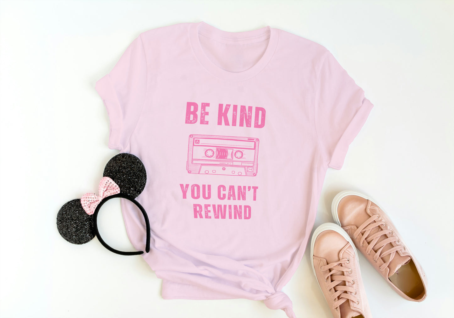 Be Kind You Can't Rewind Grunge Shirt - Little Pinkie Designs