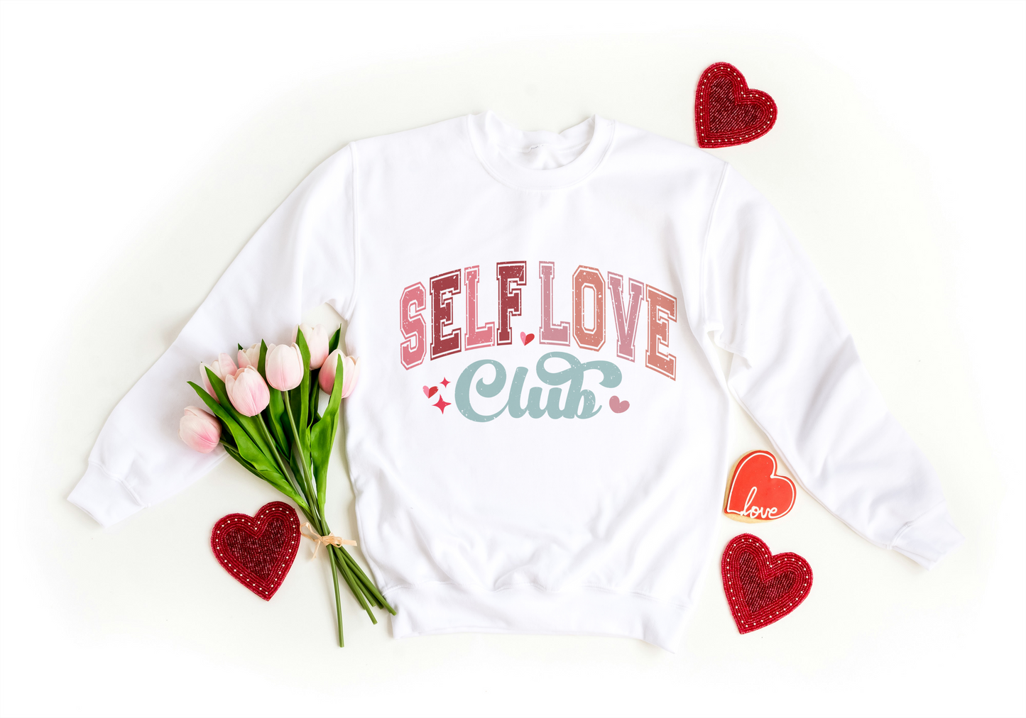 Self Love Club Sweatshirt - Little Pinkie Designs