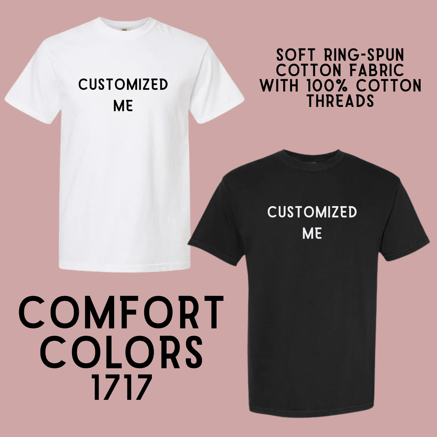 Comfort Colors Crewneck T-Shirts - Little Pinkie Designs