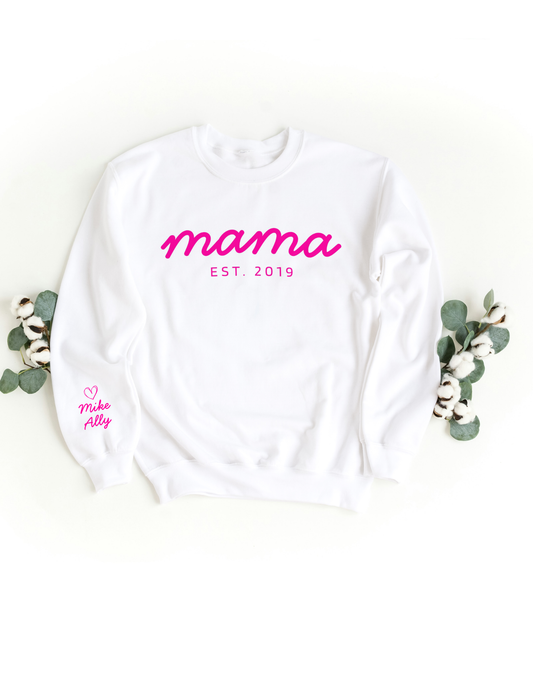 Mama with Heart on Sleeves - Little Pinkie Designs