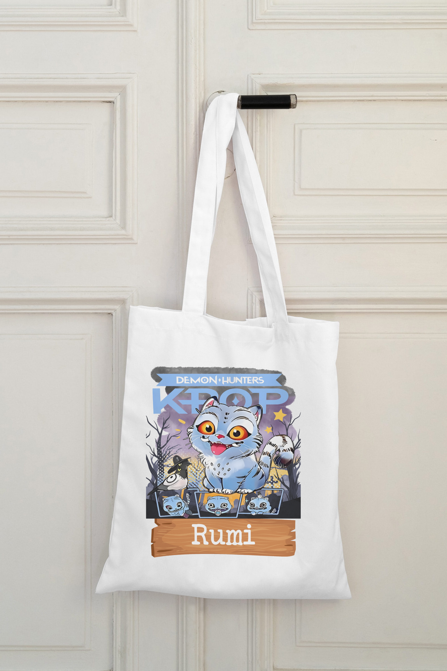 Halloween Demon Hunters Tote Bag - Little Pinkie Designs