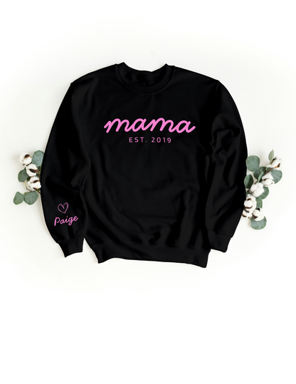 Mama with Heart on Sleeves - Little Pinkie Designs