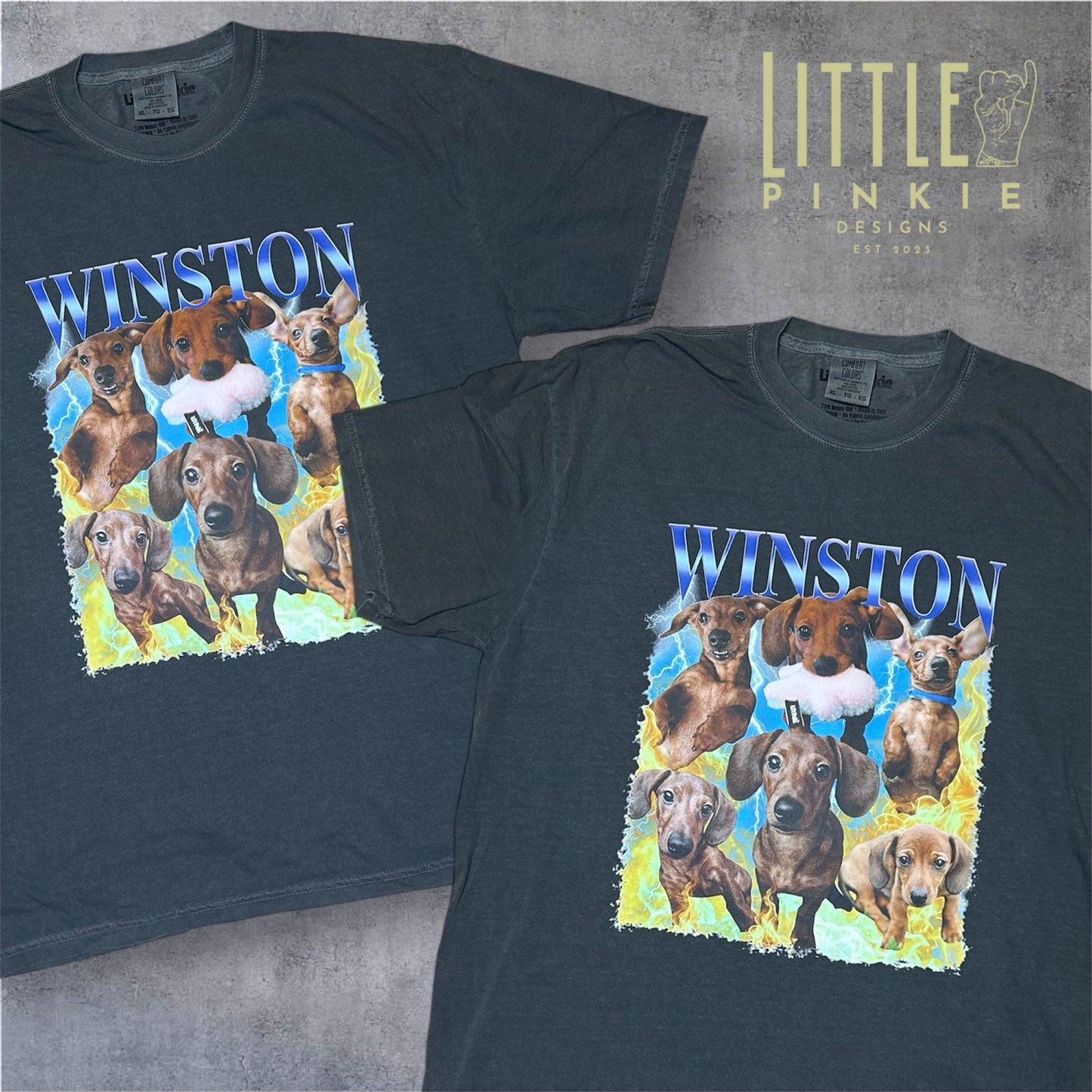 Comfort Colors Crewneck T-Shirts - Little Pinkie Designs