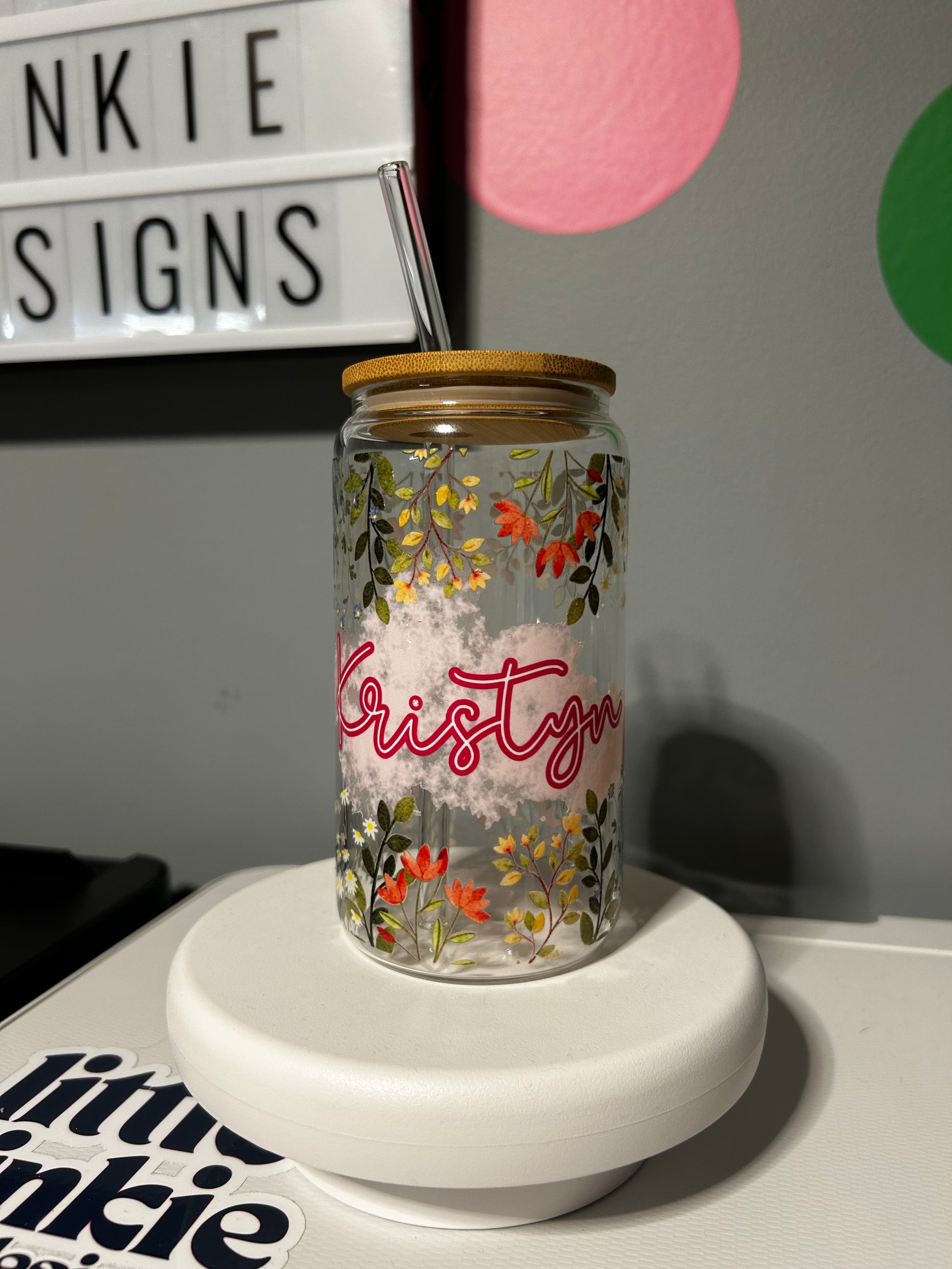 16oz Beer Can Glass - Little Pinkie Designs