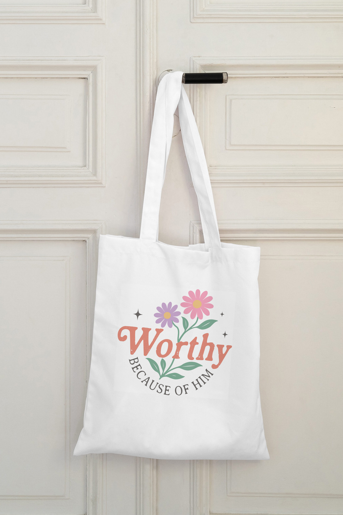 Worthy Tote Bag - Little Pinkie Designs