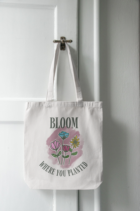 Bloom Tote Bag - Little Pinkie Designs